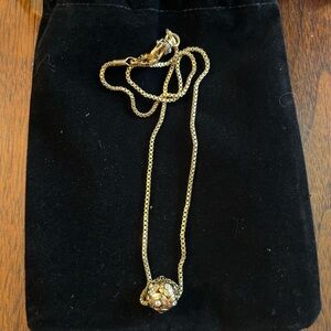 Henri Bendel Gold-Tone Pendant Necklace
